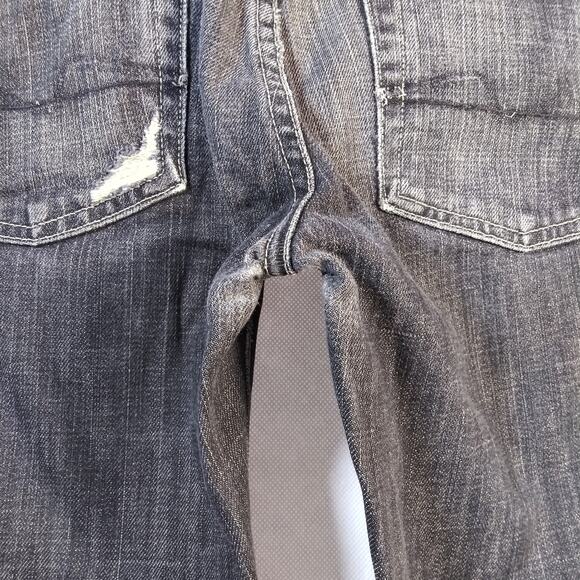 7 For All Mankind Black Flare Jeans - Picture 6 of 10